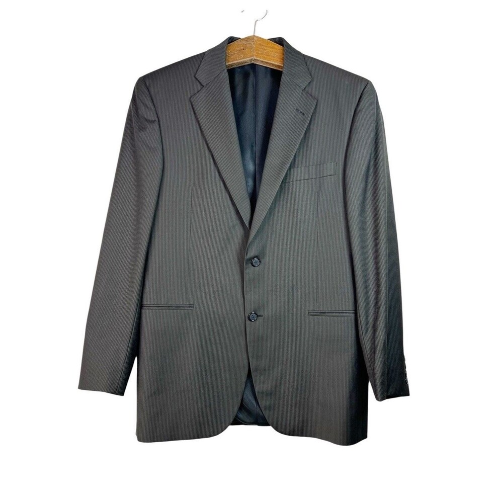 BURBERRY London Blazer Mens Sz 40R 100% Wool USA Woven Sport Coat Preppy Luxury